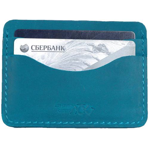 Кардхолдер женский бирюзовый